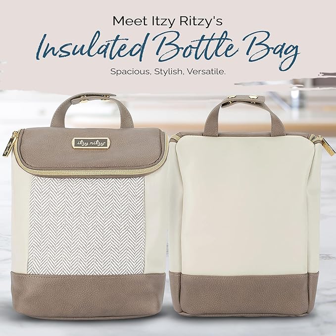 Itzy Ritzy Insulated Bottle Bag – Keeps Bottles Warm or Cool - Image 2