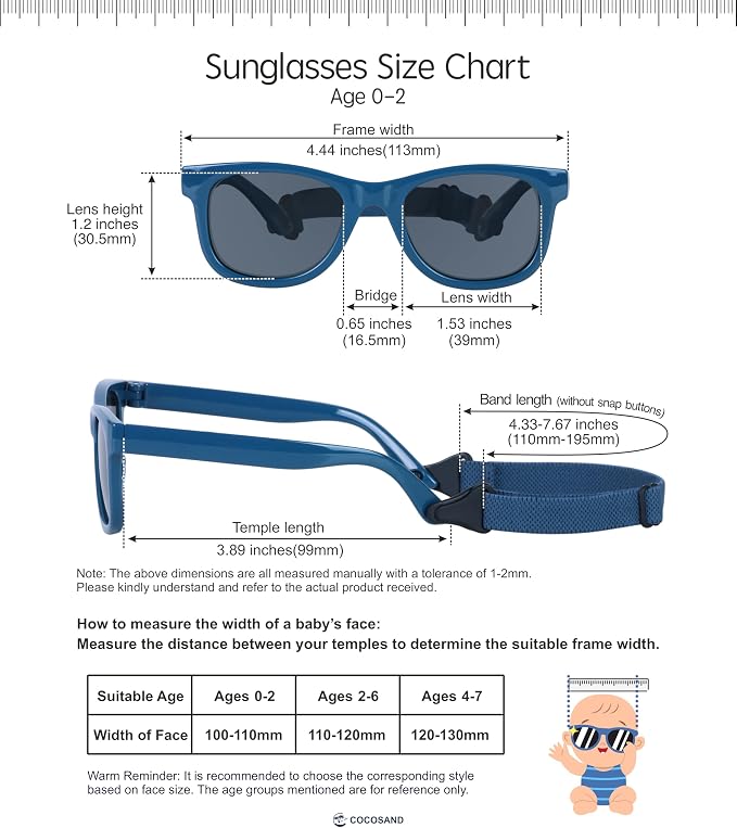 COCOSAND Flexible Baby Sunglasses - Image 6