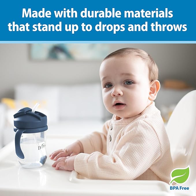 Dr. Brown's Milestones Baby's First Straw Cup, Training Cup - Image 3