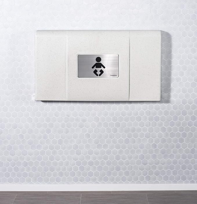 Foundations Ultra Horizontal Wall Mounted Baby Diaper Changing Station - Image 8