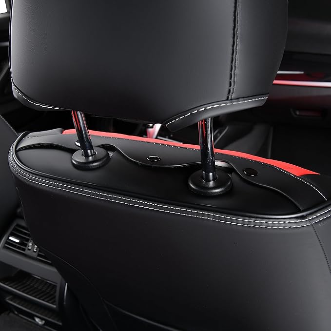 FLORICH Leather Seat Covers, Seat Covers Full Set, Car Seat Protectors 5 Seats - Image 7