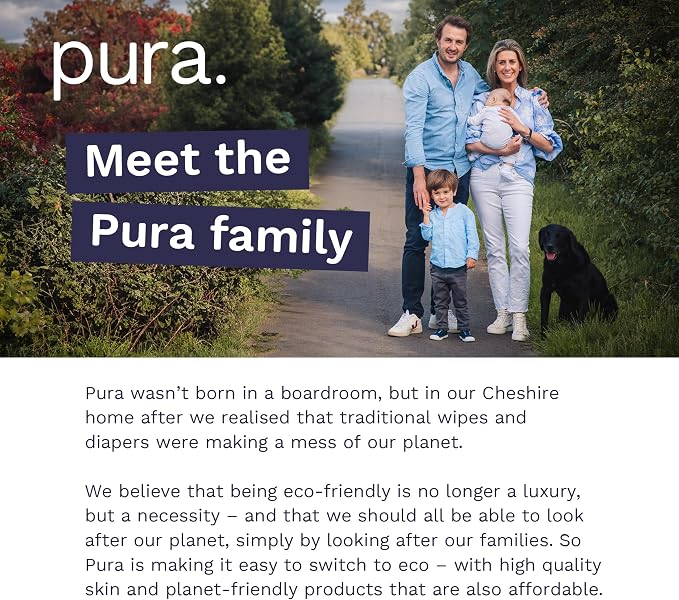 Pura Size 6 Eco-Friendly Diapers Totally Chlorine Free, Hypoallergenic - Image 9