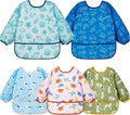Lictin Long Sleeve Bibs 5 Pack by Lictin