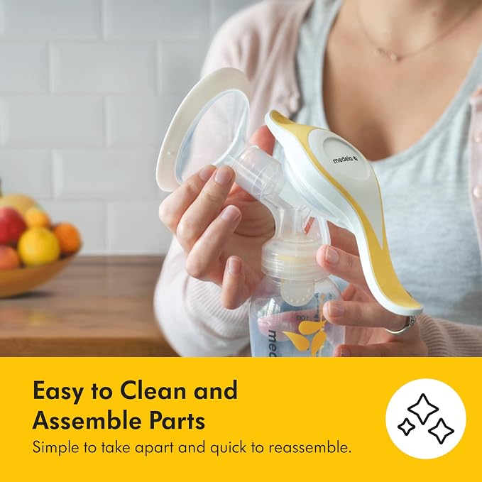 Medela Harmony Manual Breast Pump, Compact Swiss Design - Image 8