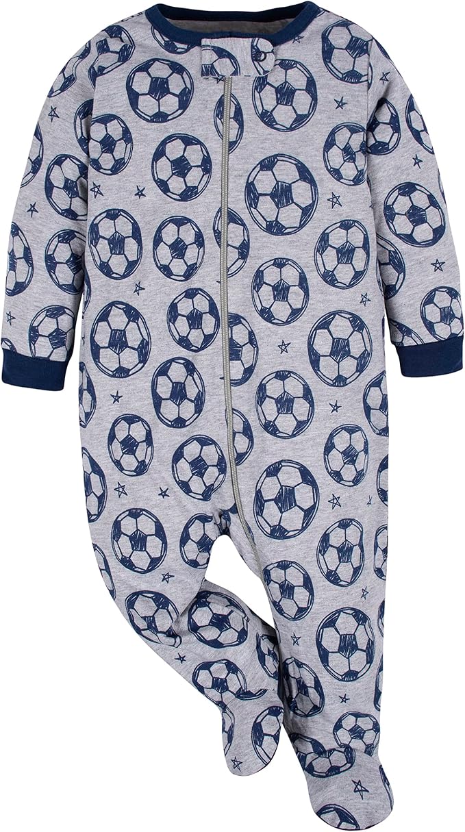 Gerber Baby Boys 4 Pack Sleep 'N Play Footie - Image 2