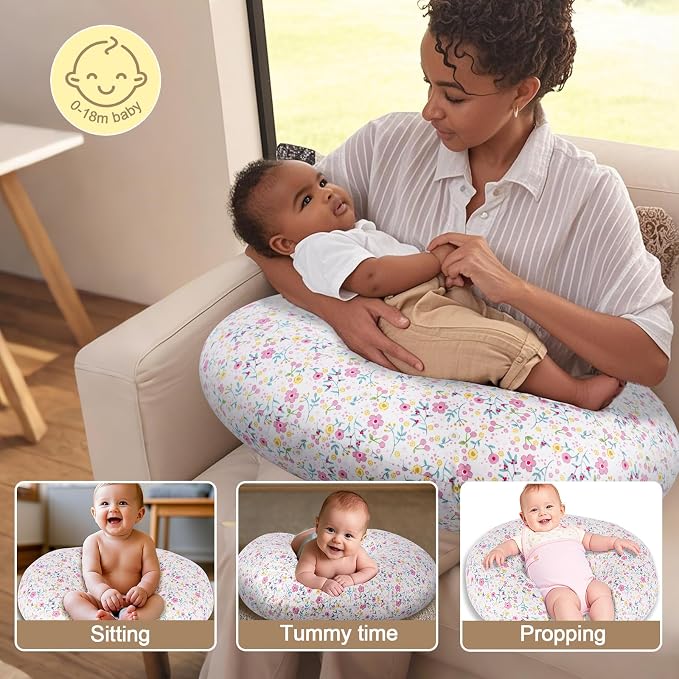 Baby Nursing Pillow for Breastfeeding, Adjustable Breast Feeding Pillow for - Image 2