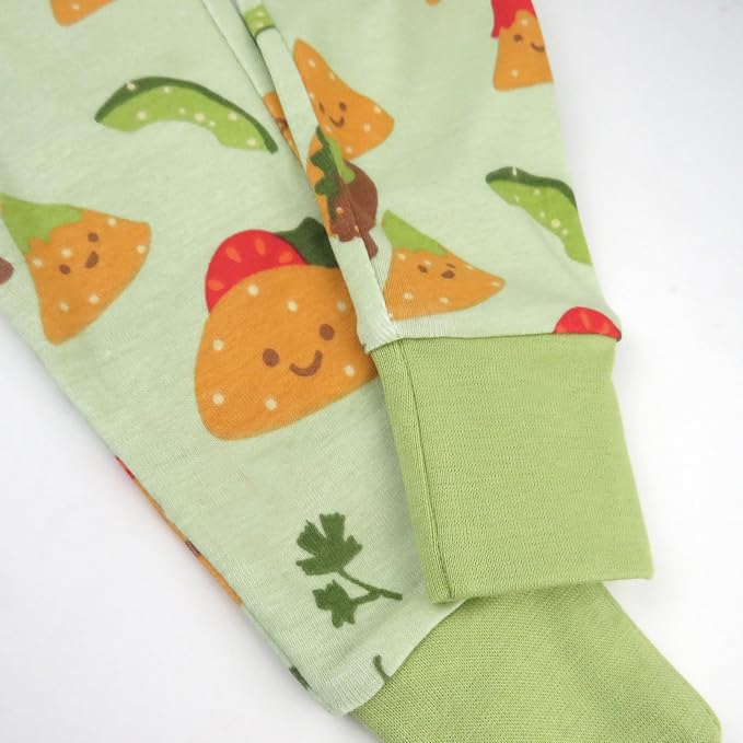 HonestBaby 4 Piece Pajamas Sleepwear Pjs 100% Organic Cotton - Image 4