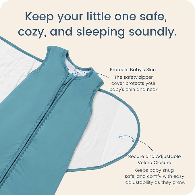 Newborns Swaddle Sleep Sack 0–3 Months, 1.0 TOG Baby Blanket - Image 4