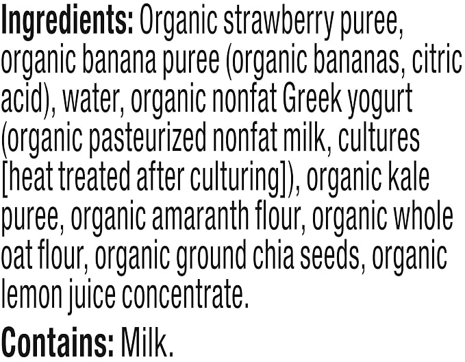 Plum Organics Kale, Strawberry, Amaranth Oat and Greek Yogurt Baby Food in Pouch - Image 10