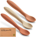 KeaBabies Silicone Baby Spoons, Self Feeding 6-12 months by KeaBabies