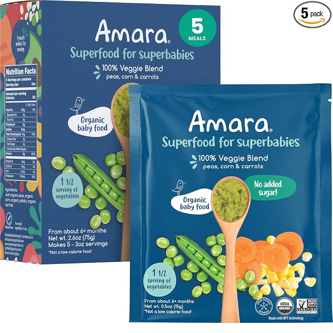 Amara Organic Baby Food by Amara