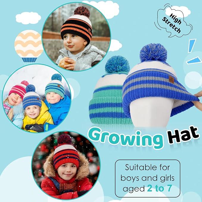 FZ FANTASTIC ZONE Kids Toddler Winter Hat Beanie - Image 4