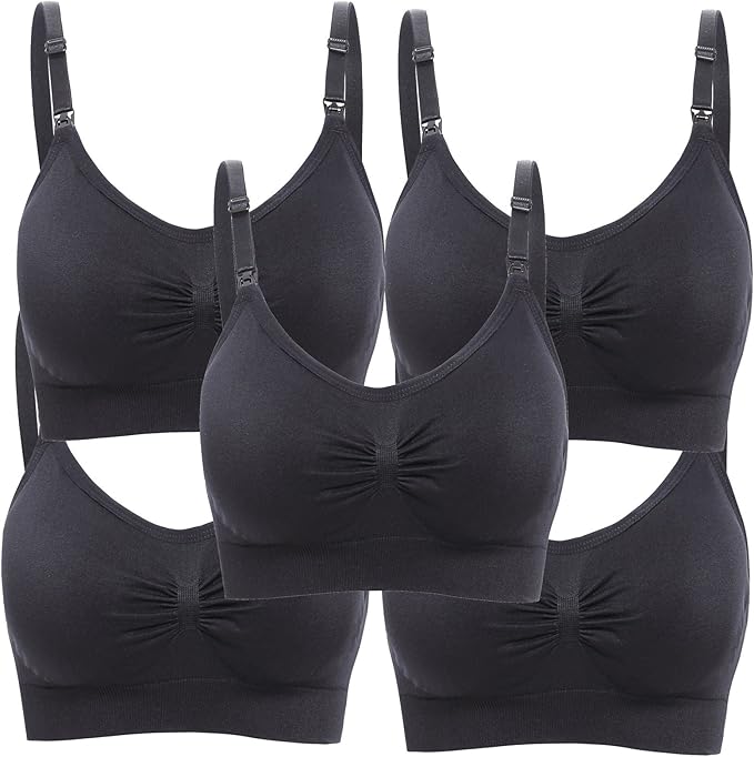 Lataly Womens Seamless Nursing Bra Sleeping Maternity Bralette - Image 3