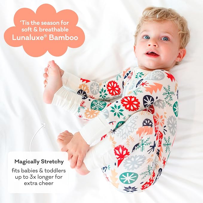 Little Sleepies Pajamas for Baby Boys & Girls, Viscose from Bamboo Baby Pajamas - Image 3