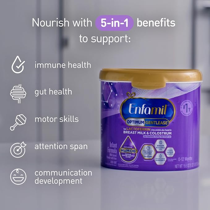 Enfamil Optimum Gentlease, Our Closest Formula to Breast Milk, - Image 7