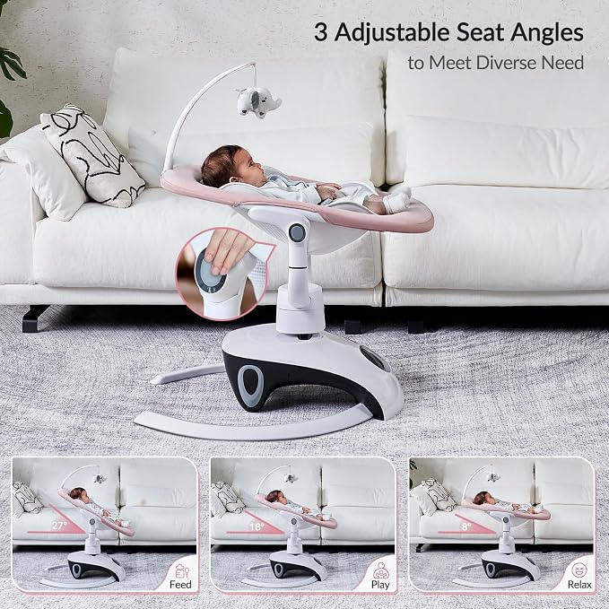 Baby Swing for Infants Electric Automatic Multi Motion Newborn for Girl & Boy - Image 7