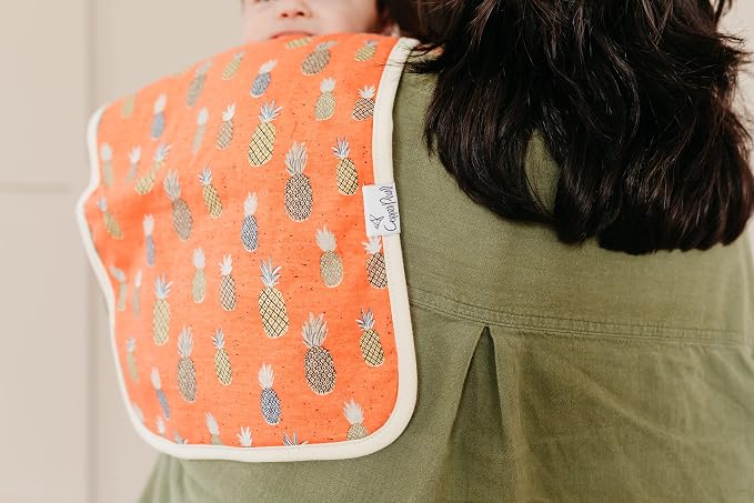 Copper Pearl Baby Burp Cloth Large 21''x10'' Size Premium Absorbent Triple - Image 9