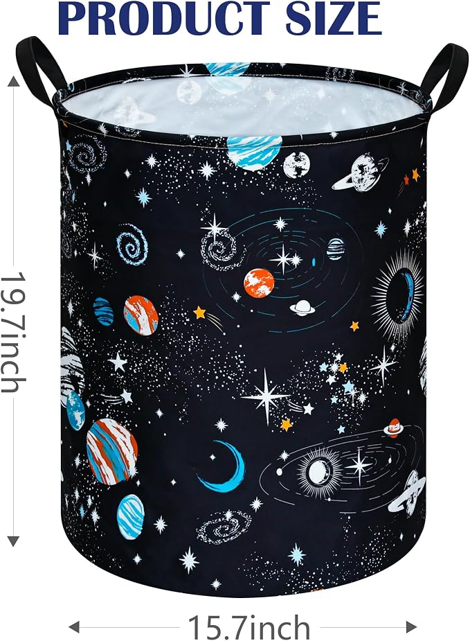 Round Laundry Hamper Storage Basket Laundry Organizer Hamper Storage Bins - Image 7