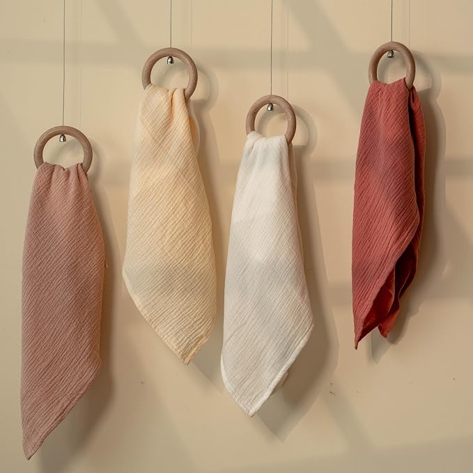 Muslin Receiving Blankets, Neutral Blanket Swaddling - Image 6