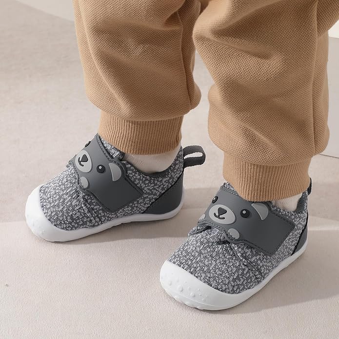 FEETCITY Baby Walking Shoes Wide Baby Shoes Boys Girls Infant Sneakers Crib - Image 6