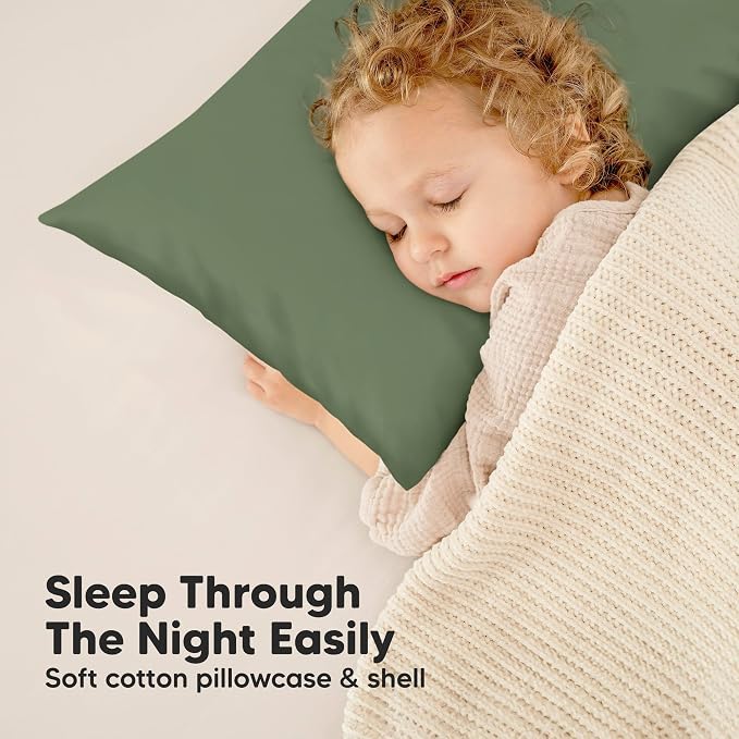 KeaBabies Toddler Pillow with Pillowcase, Jumbo 14X20 - Image 7