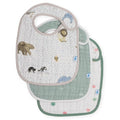 Little Unicorn Premium Classic Bib 3 pack | Adjustable as baby grows | Soft by LittleUnicorn