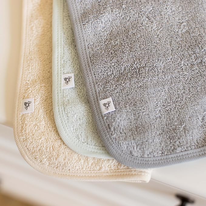 Burt's Bees Baby Infant Washcloths, 100% Organic Cotton, Soft and Super - Image 2