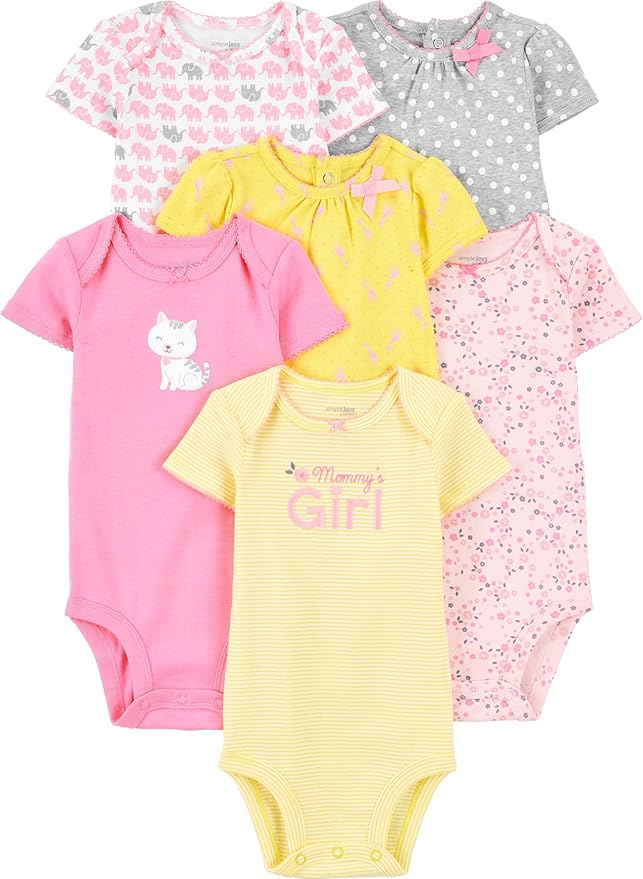 Simple Joys by Carter's Baby Girls' 6-Pack Sleeveless Bodysuit by SimpleJoysbyCarters