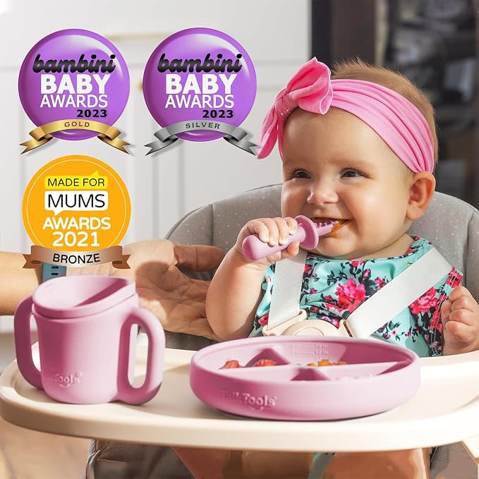 TalkTools Itsy Plate Must-Have Silicone Baby Plates - Image 5