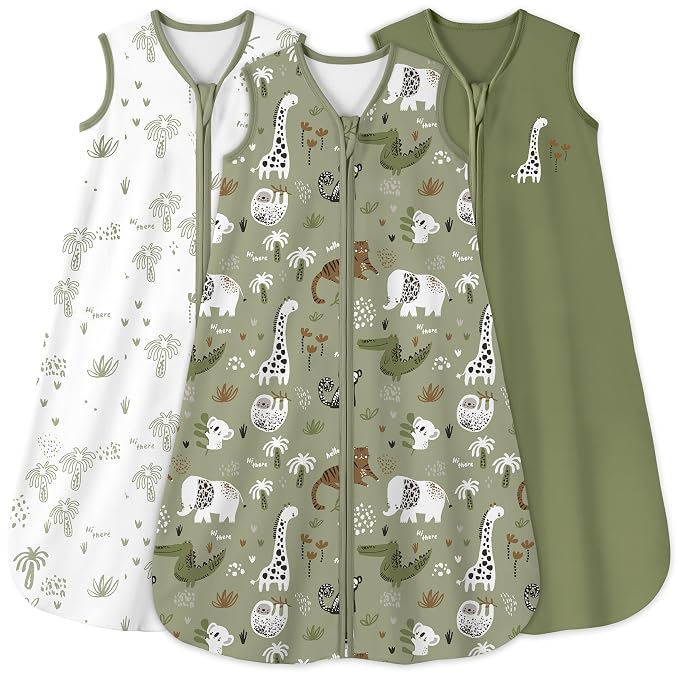 Yoofoss Baby Sleep Sack 0-6 Months 0.5 Tog Wearable Blanket by YOOFOSS