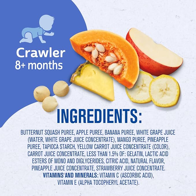 Gerber Stage 3 Baby Snacks, Truly Tropical Blend, Fruit & Veggie Melts - Image 10
