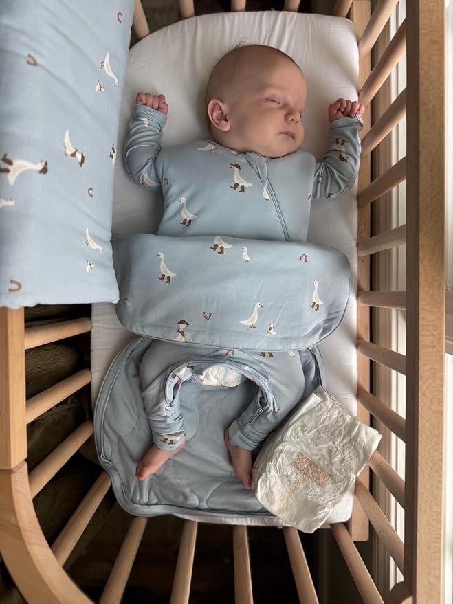 GUNAMUNA günamüna Unisex Baby, Toddler Wearable Blanket, Sleeping Bag Bamboo - Image 4