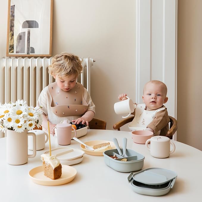 mushie Round Dinnerware Plates for Kids | Made in Denmark - Image 5