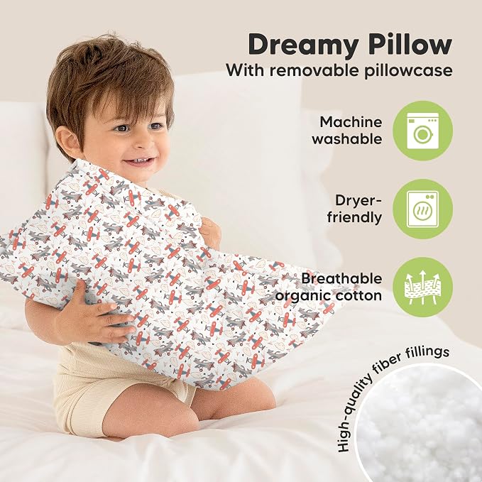 Toddler Pillow with Pillowcase - Image 4