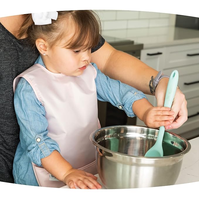 Tiny Twinkle Short Sleeve Apron Bibs - Image 2