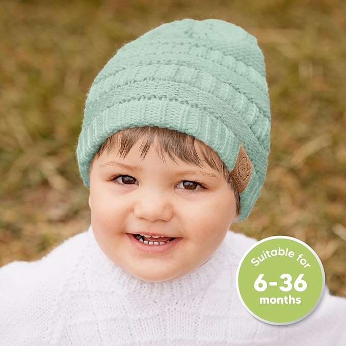 3-Pack Baby Beanies for Boys, Girls - Image 2