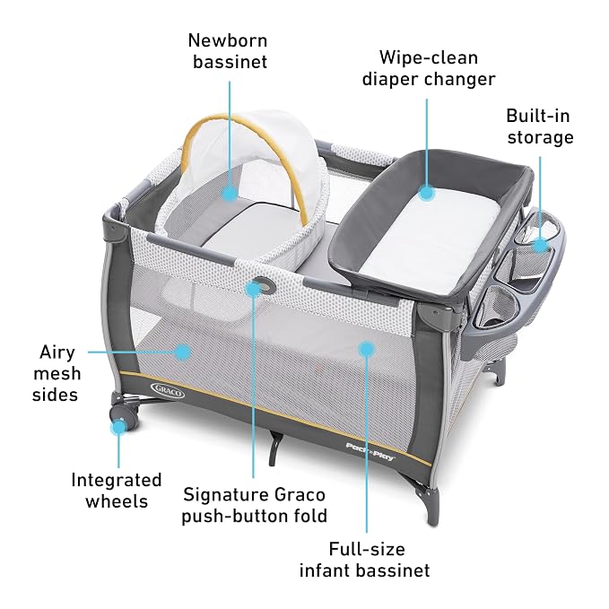 Graco Pack 'n Play Care Suite™ Bassinet Playard - Image 6