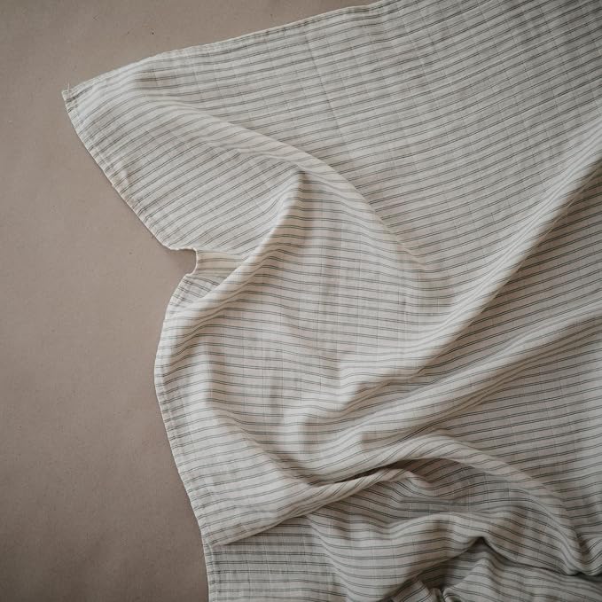 mushie Muslin Baby Swaddle Blanket | 100% Organic Cotton - Image 2