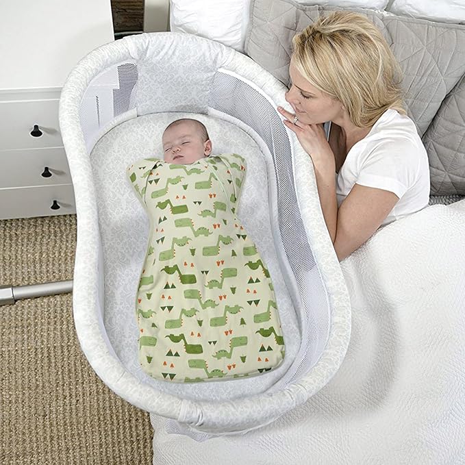 Premium Soft Cotton Swaddle Blanket Sleep Sack Arms Up Design 2 Packs 3-6 Months - Image 7