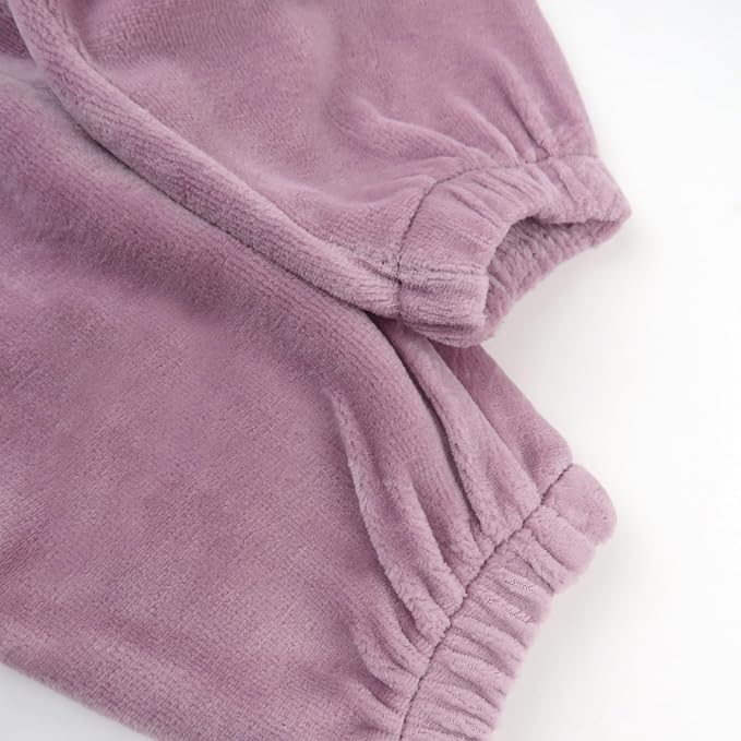 HonestBaby Baby 2-Piece Cozy Velour 100% Organic Cotton Sweatshirt and Jogger - Image 6