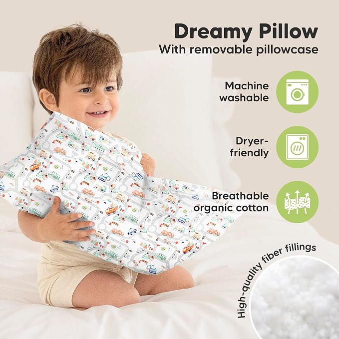 Toddler Pillow with Pillowcase - Image 4