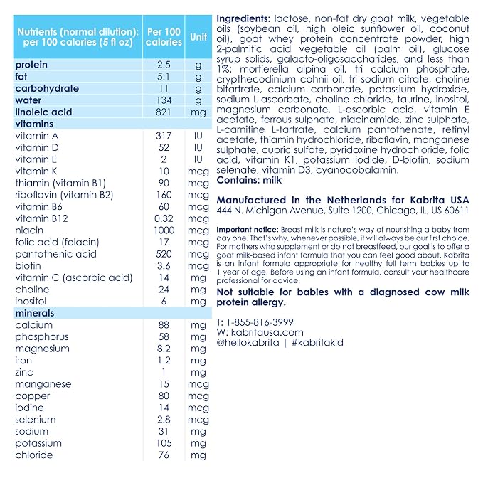 Kabrita Goat Milk-Based Infant Formula Powder - Image 8