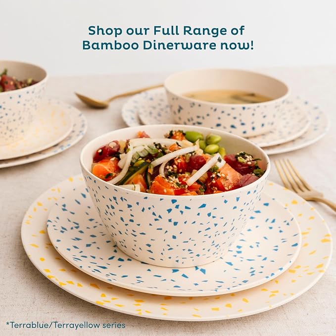 Nook Theory 4 Pack Bamboo Bowls - 22 Oz Reusable Bowl - Image 6