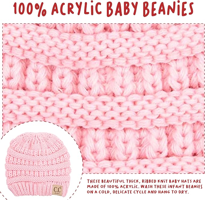 Funky Junque Baby Winter Hat – Cute Newborn Hats, Cozy Warm Infant Beanie - Image 5