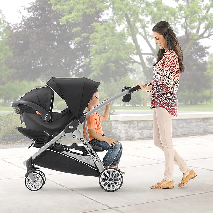 Chicco BravoFor2 Standing/Sitting Double Stroller - Image 2