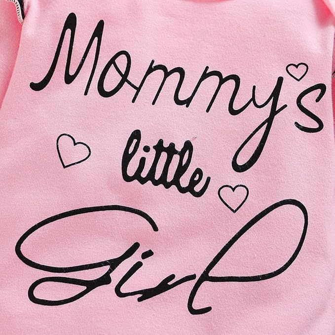 Newborn Baby Girl Clothes, Infant Girl Outfits Long Sleeve Ruffle Romper + - Image 4
