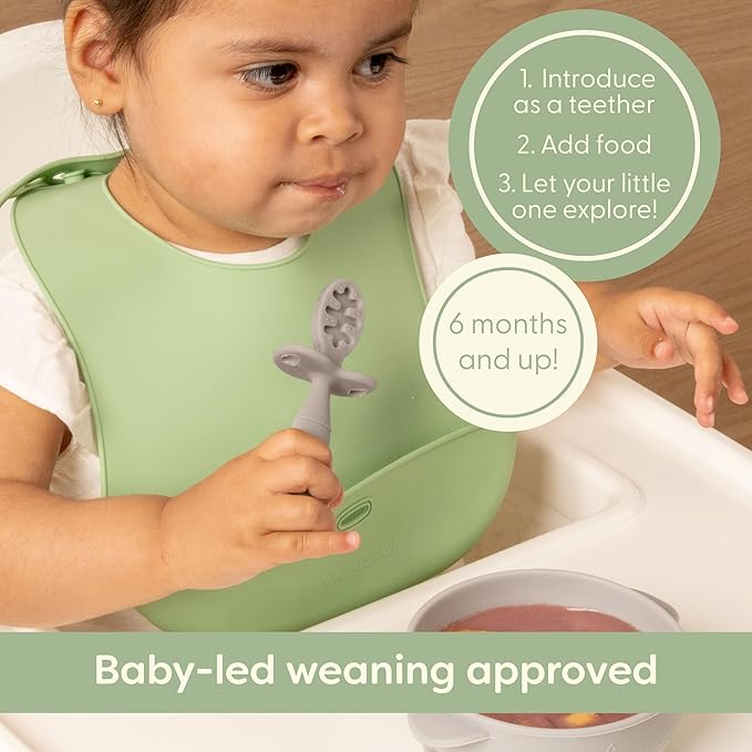 UpwardBaby Silicone Baby Spoons - Image 3