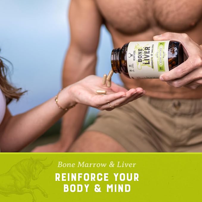 HEART & SOIL - Grass-Fed Bone Marrow and Beef Liver Supplement – 3000mg - Image 6