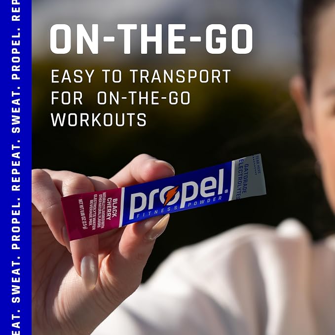 Propel Electrolyte Enhanced Water Drink Mix Powder Packets, Grape Variety Pack - Image 4