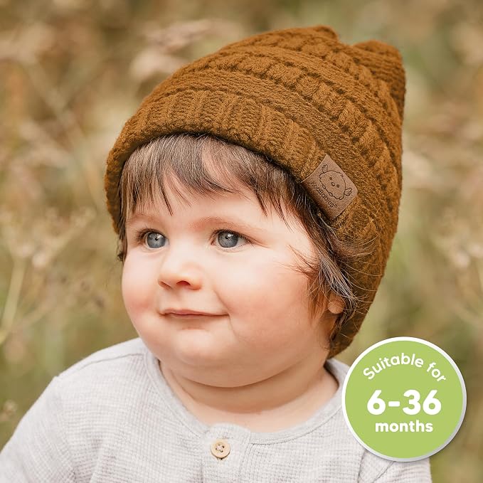 3-Pack Baby Beanies for Boys, Girls - Image 2